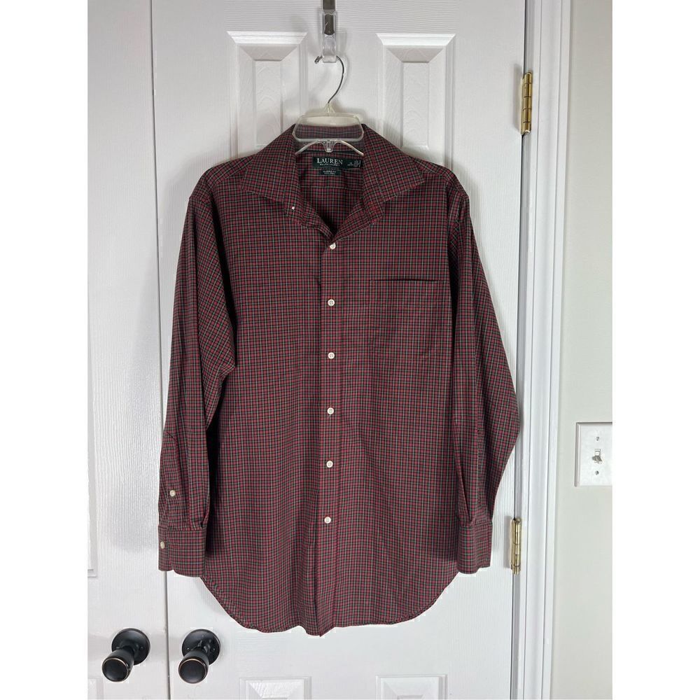 Ralph Lauren Mens Classic Fit Non Iron Button Down Shirt 16 32/33